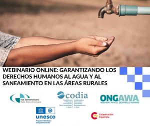 Seminario online: Garantizando los Derechos Humanos al agua y al saneamiento en las áreas  rurales